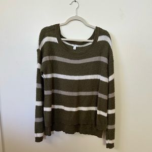 BP sweater. Green white and grey. Size XL